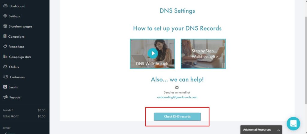 check DNS record 9