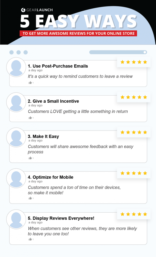 5 easy ways to get reviews infographic 01